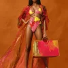 Outlet Andrea Iyamah Deko Robe-Eros Print