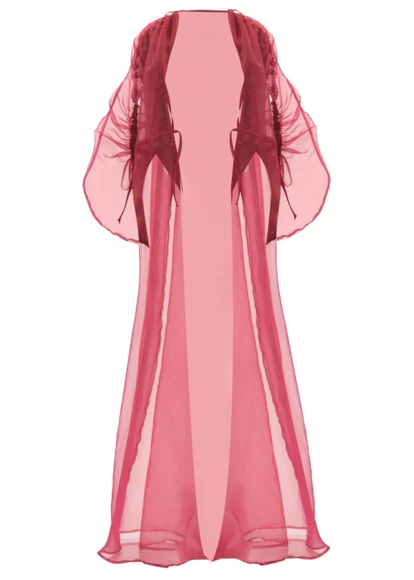 Fashion Andrea Iyamah Deko Robe-Wine