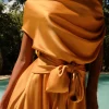 Hot Andrea Iyamah Edah Romper-Gold