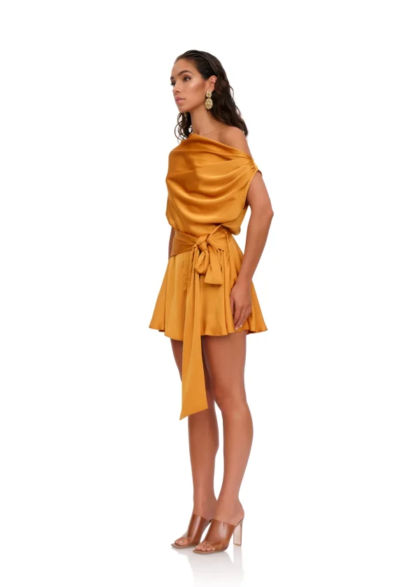 Hot Andrea Iyamah Edah Romper-Gold