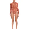 Best Andrea Iyamah Elle Caro Print Bodysuit