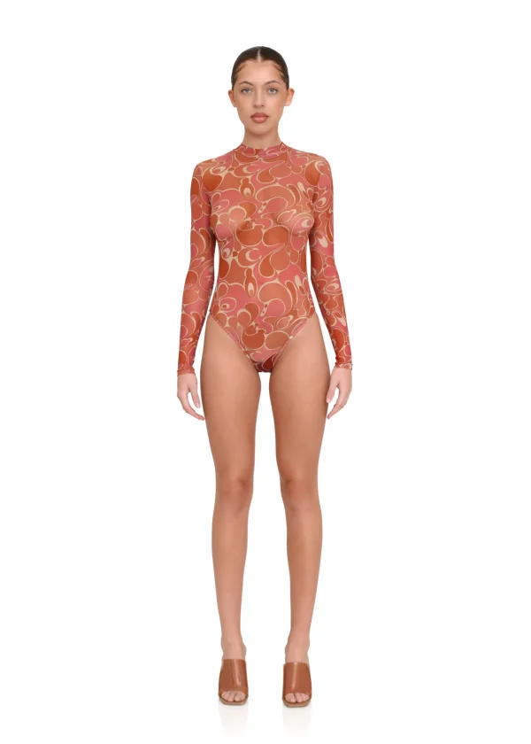 Best Andrea Iyamah Elle Caro Print Bodysuit