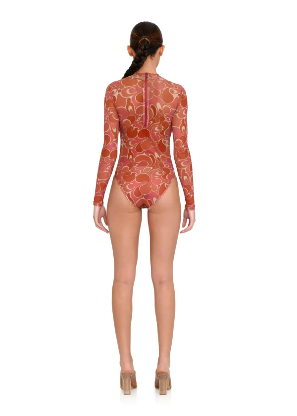 Best Andrea Iyamah Elle Caro Print Bodysuit