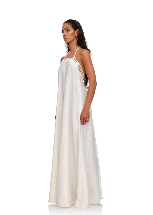 Store Andrea Iyamah Essi Maxi Dress-Limestone
