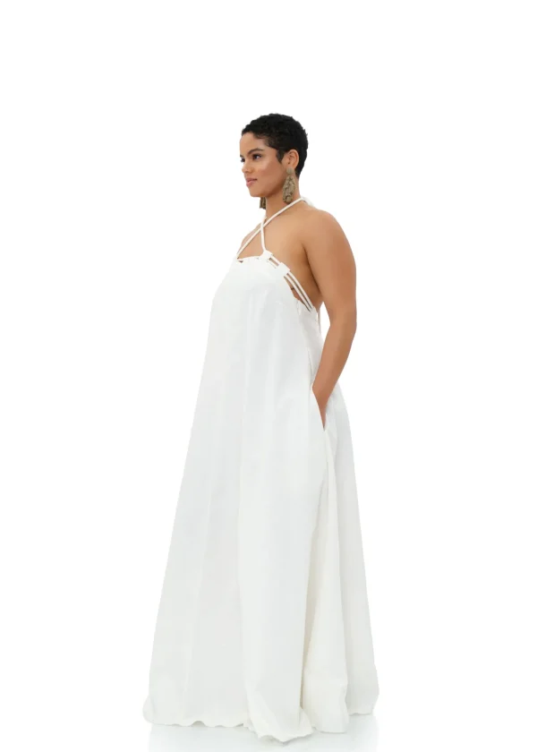 Store Andrea Iyamah Essi Maxi Dress-Limestone