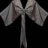 New Andrea Iyamah Eti Ash Grey Crop Top
