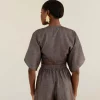 Best Sale Andrea Iyamah Eti Ash Grey Shorts