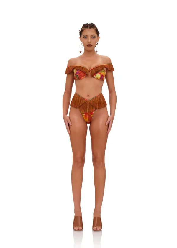 Online Andrea Iyamah Eyo Bikini-Kola Print