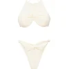 Cheap Andrea Iyamah Gada Bikini-Ivory