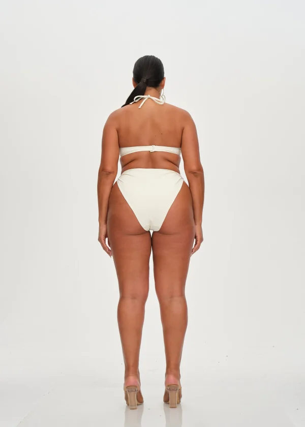 Cheap Andrea Iyamah Gada Bikini-Ivory