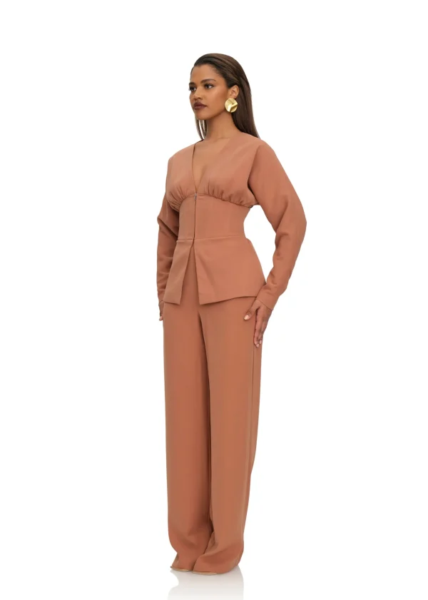Sale Andrea Iyamah Gia Corset Blazer-Dust