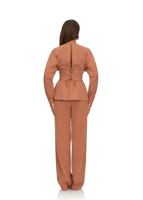 Sale Andrea Iyamah Gia Corset Blazer-Dust