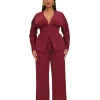 Discount Andrea Iyamah Gia Corset Blazer-Plum