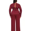 Discount Andrea Iyamah Gia Corset Blazer-Plum