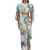 Online Andrea Iyamah Halima Abstract Bark Cropped Top