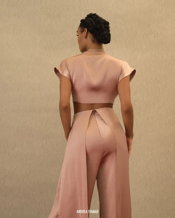 Best Andrea Iyamah Hami High Waist Pants-Pearl Pink