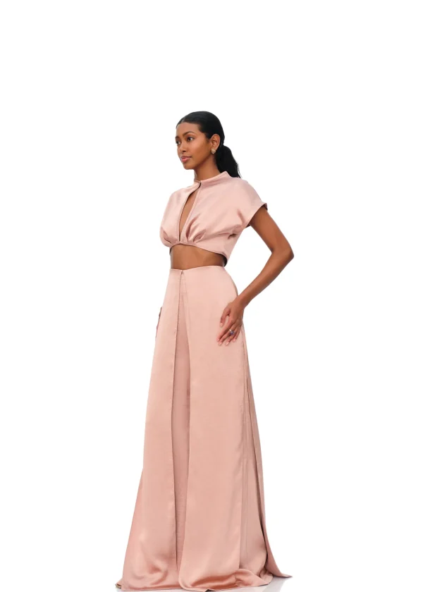 Best Andrea Iyamah Hami High Waist Pants-Pearl Pink