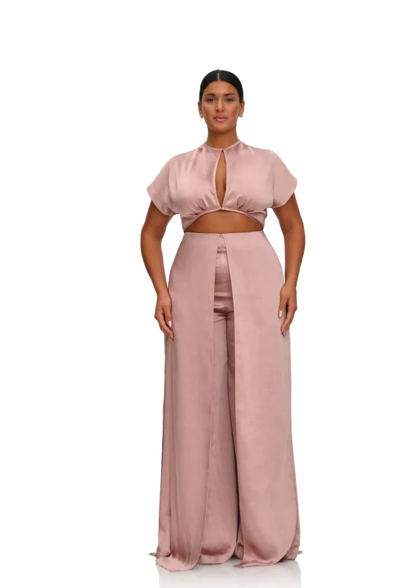 Best Andrea Iyamah Hami High Waist Pants-Pearl Pink