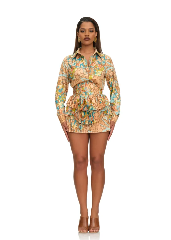 Flash Sale Andrea Iyamah Hibi Shorts-Ilia Ii Print