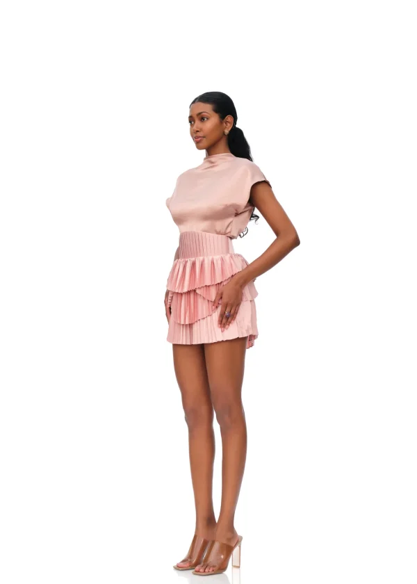 Online Andrea Iyamah Hibi Shorts-Pearl Pink