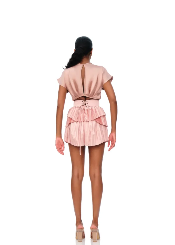 Online Andrea Iyamah Hibi Shorts-Pearl Pink