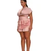 Online Andrea Iyamah Hibi Shorts-Pearl Pink