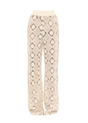 Best Sale Andrea Iyamah Hira Crochet Pants