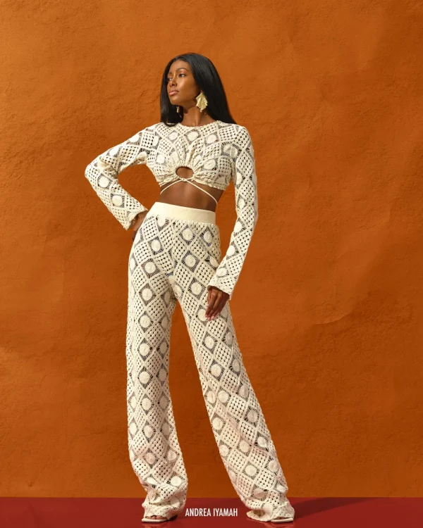 Best Sale Andrea Iyamah Hira Crochet Pants
