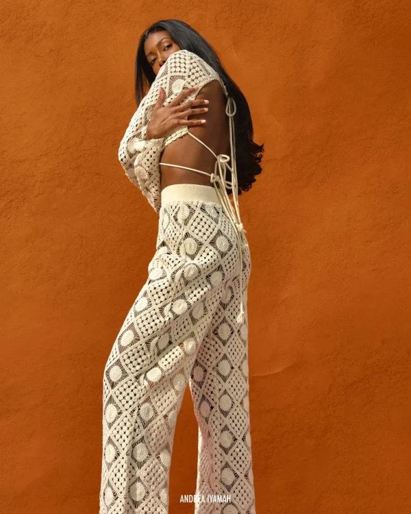 Best Sale Andrea Iyamah Hira Crochet Pants