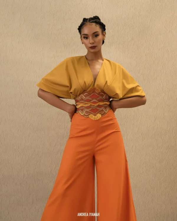 Sale Andrea Iyamah Ilo Pants-Clay