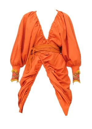 Discount Andrea Iyamah Ilo Robe-Clay