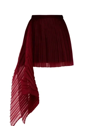 Store Andrea Iyamah Ime Skirt-Wine