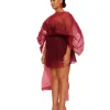 Store Andrea Iyamah Ime Skirt-Wine