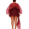 Store Andrea Iyamah Ime Skirt-Wine