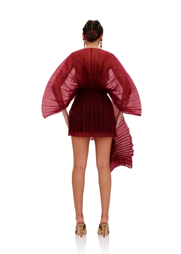 Store Andrea Iyamah Ime Skirt-Wine