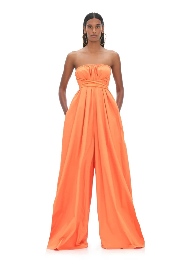 Clearance Andrea Iyamah Juma Cantaloupe Jumpsuit