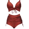 Best Andrea Iyamah Karo Bikini-Chocolate