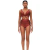 Best Andrea Iyamah Karo Bikini-Chocolate