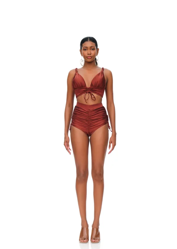 Best Andrea Iyamah Karo Bikini-Chocolate