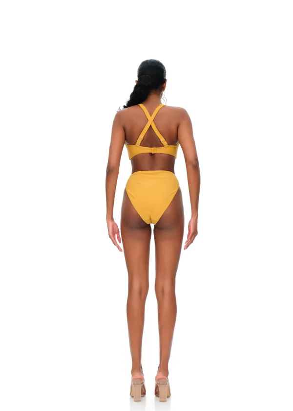 Store Andrea Iyamah Kasa Bikini-Mustard