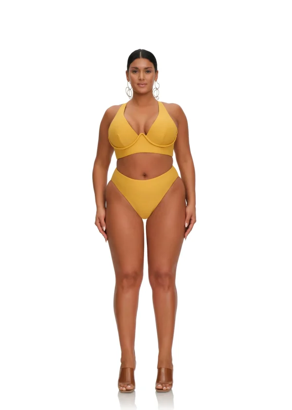 Store Andrea Iyamah Kasa Bikini-Mustard
