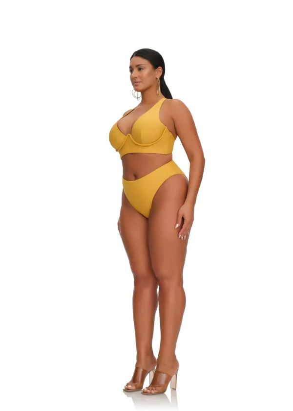 Store Andrea Iyamah Kasa Bikini-Mustard