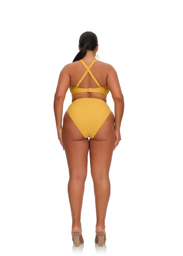 Store Andrea Iyamah Kasa Bikini-Mustard