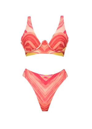 Shop Andrea Iyamah Kasa Bikini-Sunset