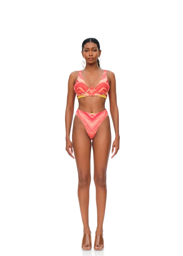 Shop Andrea Iyamah Kasa Bikini-Sunset