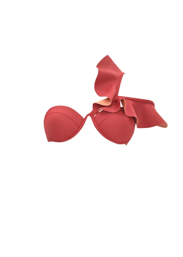 Shop Andrea Iyamah Kiara Red High Rise Bikini