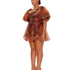 Clearance Andrea Iyamah Kokos Shorts-Kola Print