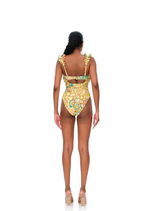 Hot Andrea Iyamah Kuji One Piece Swimsuit-Ilia Print