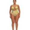 Best Andrea Iyamah Kuji One Piece Swimsuit-Ilia Print