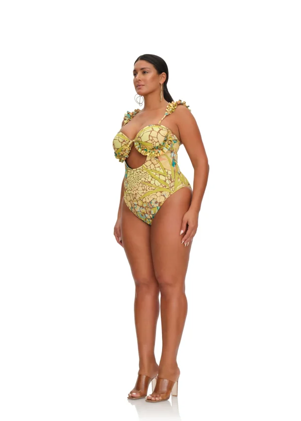Best Andrea Iyamah Kuji One Piece Swimsuit-Ilia Print